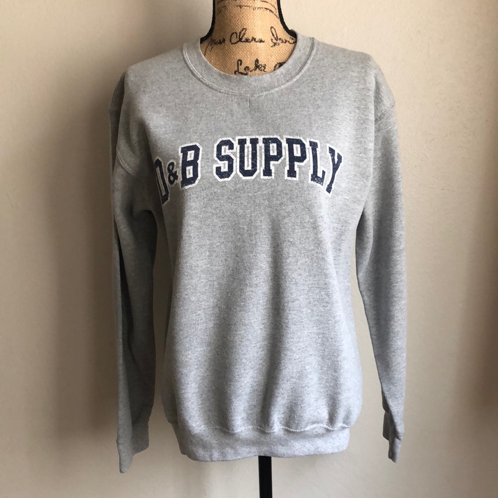 Gildan Gray D&B Supply Pullover Sweatshirt